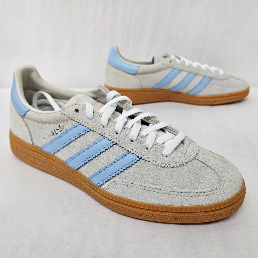 Adidas Handball Spezial W Sneakers JS0241 Grey Blue Gum‎ Women's Size 6.5